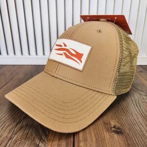 Sitka Icon Mid Pro Trucker Hat Cap Clay Canvas Logo Patch Snapback Outdoors Hunt